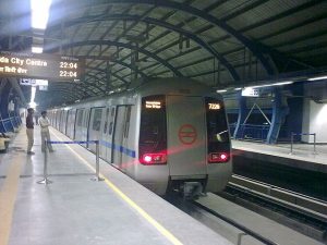 Are metro systems like that of Delhi the best answer to India’s growing traffic challenges? (Credit: Rameshng).